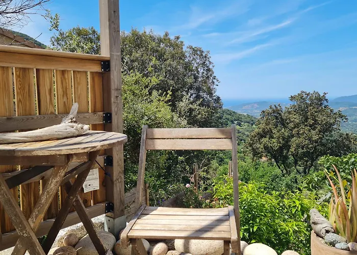 וילה New Quiet Upscale Air-conditioned T2 With Heated Pool & Sea View Sollacaro